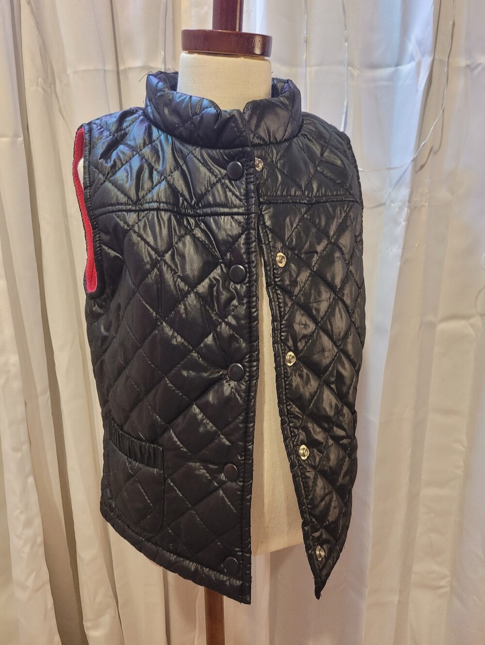 Carter's Quilted Puffer Vest in Black